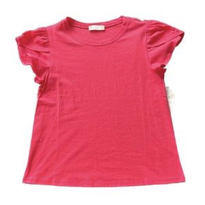 NWT Altar’d State Short Sleeve Top with Beautiful Sleeve Detail Size Extra Small